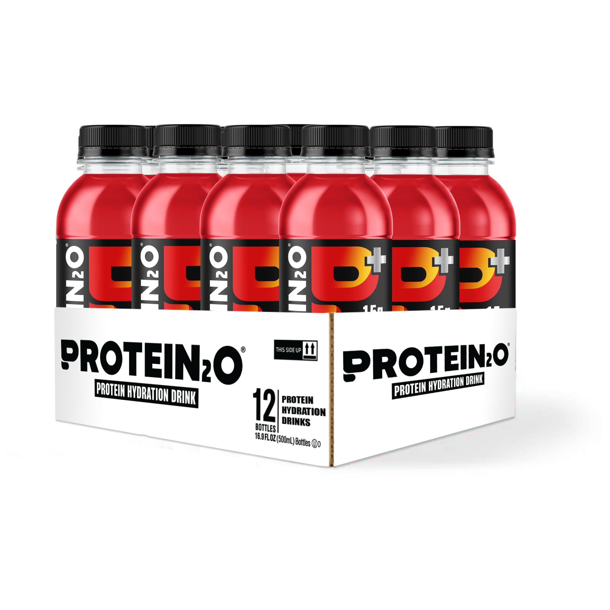 Protein2o clear protein water ingredients label highlights whey isolate and electrolytes.