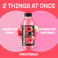 Protein2o clear whey water in a bottle emphasizes light, protein-rich hydration for workouts.