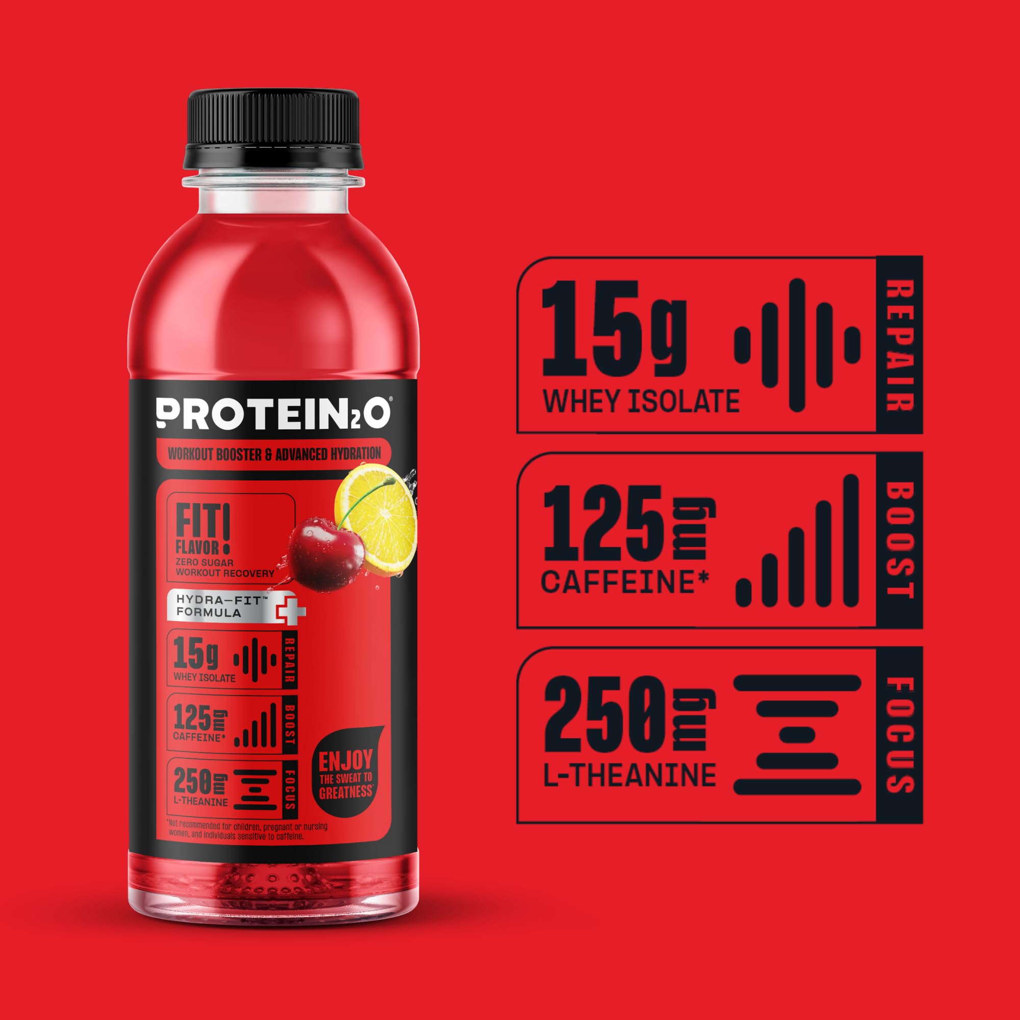 Protein2o hydration with electrolytes supports daily balance for active days.