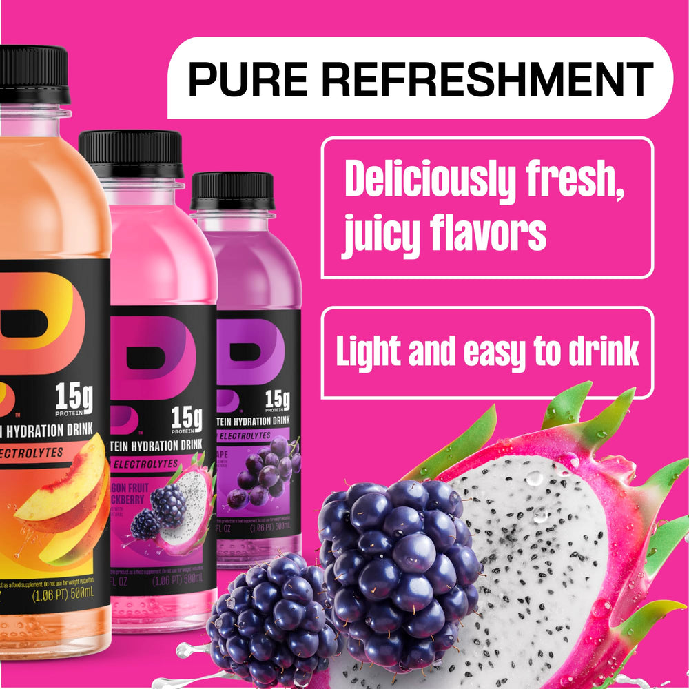 Protein2o post-workout scene emphasizing recovery-friendly hydration.