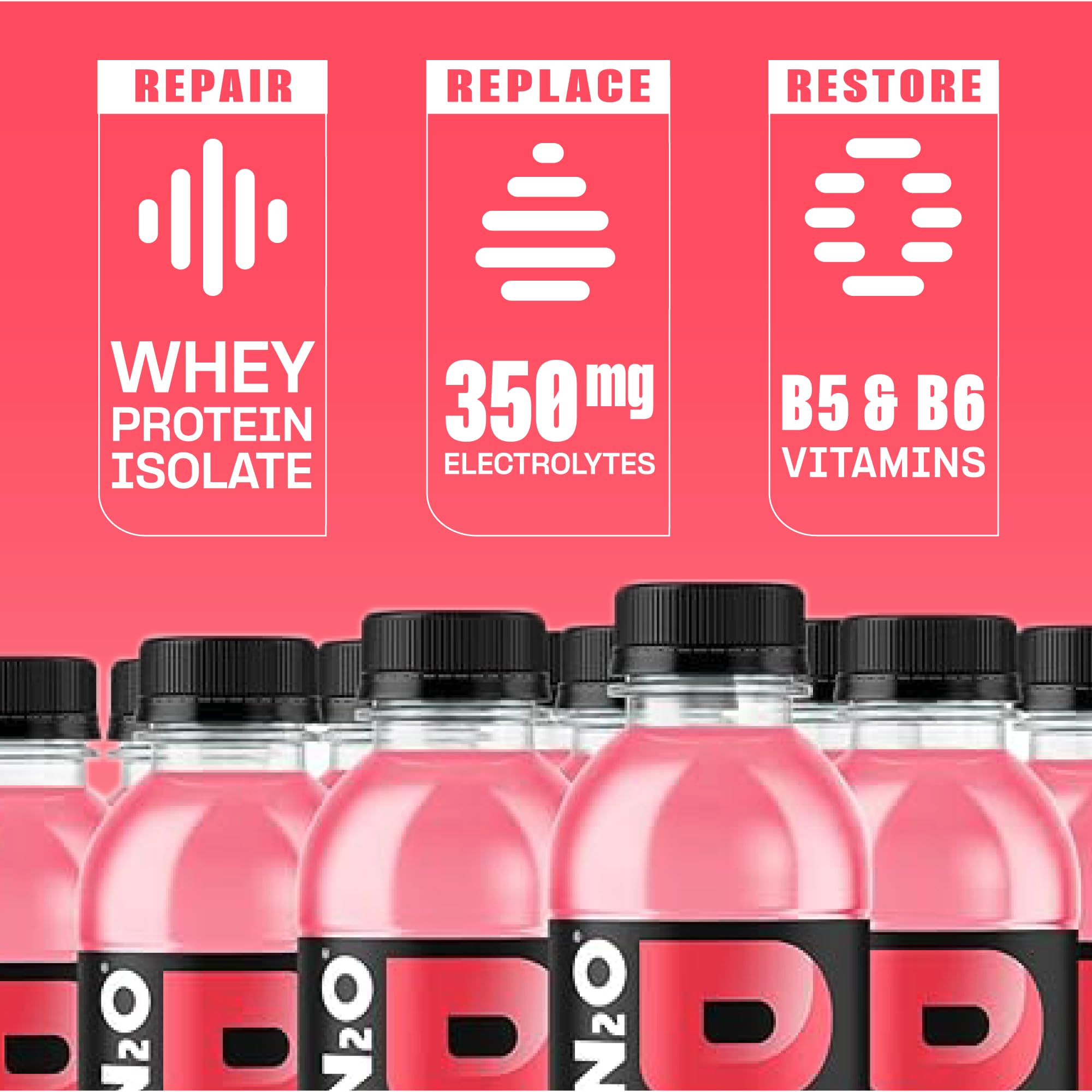 Protein2o post-workout recovery scene illustrates quick refresh and lean recovery.