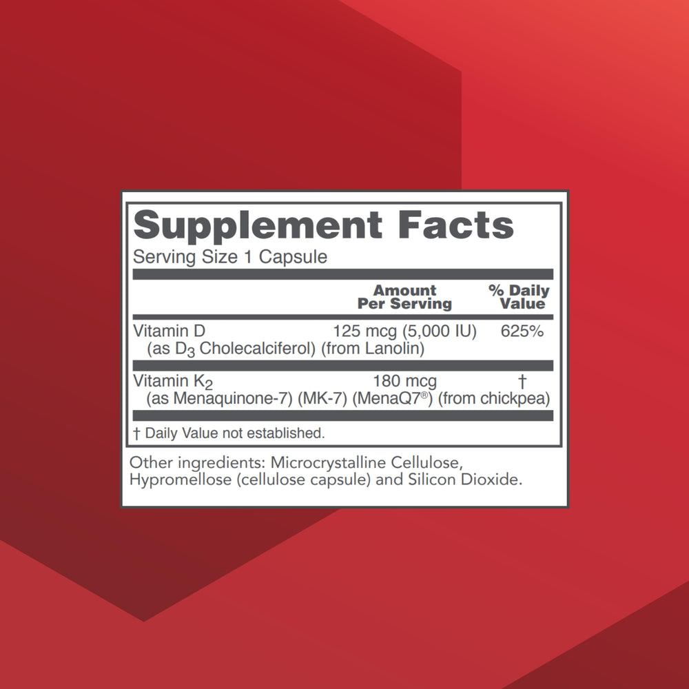 Protocol For Life Balance bottle back view detailing ingredients for immune support and calcium absorption