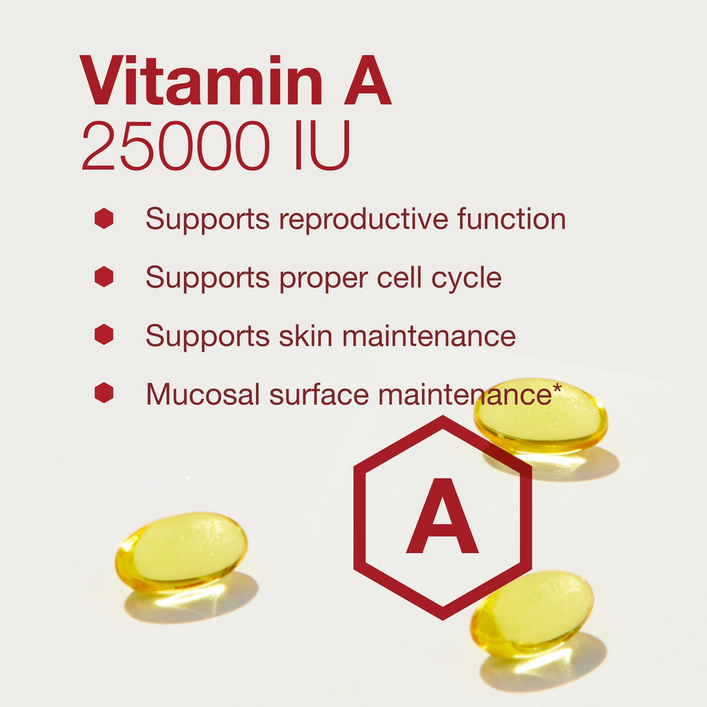 Vitamin A dosage packaging from Protocol For Life Balance for easy daily routine