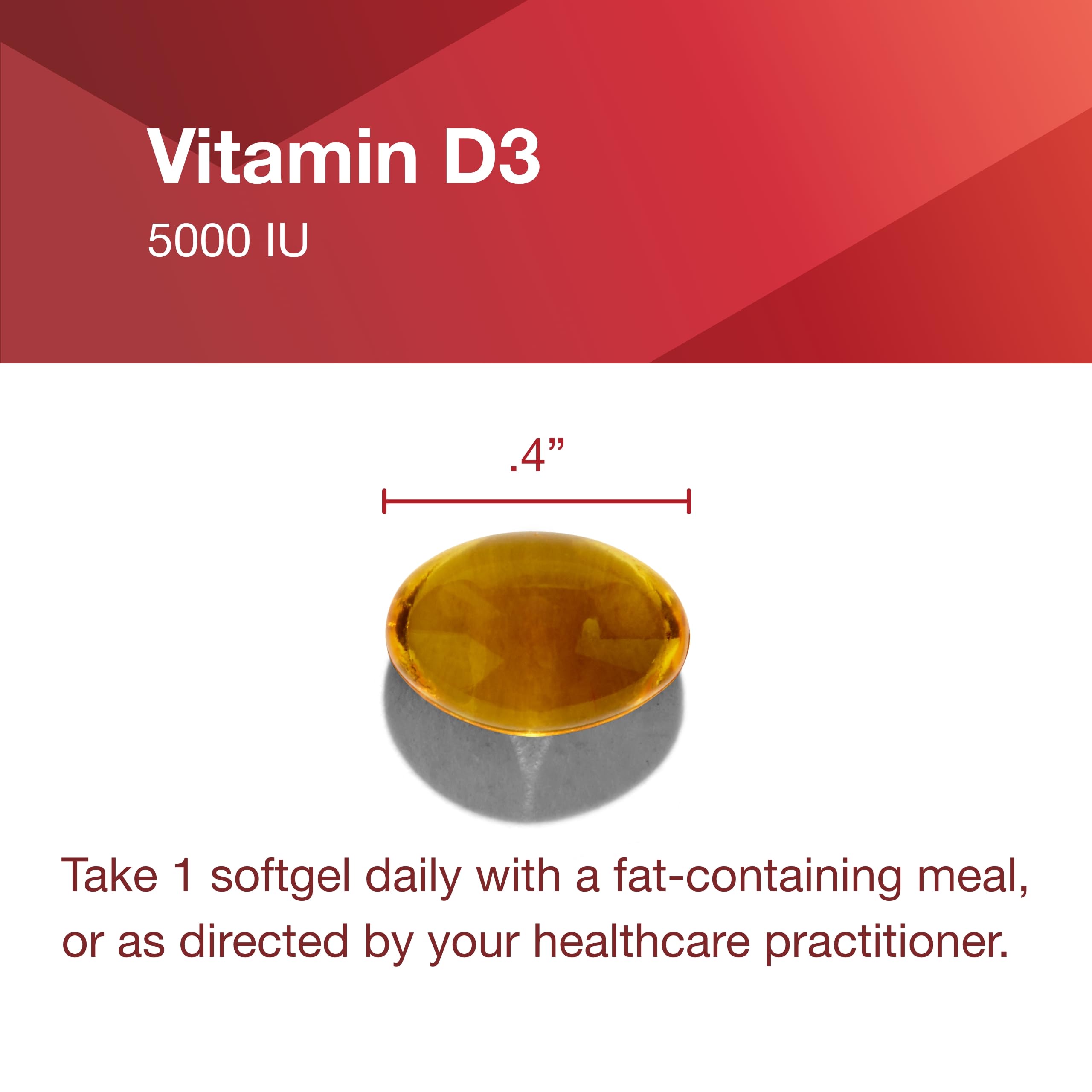 PROTOCOL FOR LIFE BALANCE Vitamin D3 5000 IU packaging box front view.