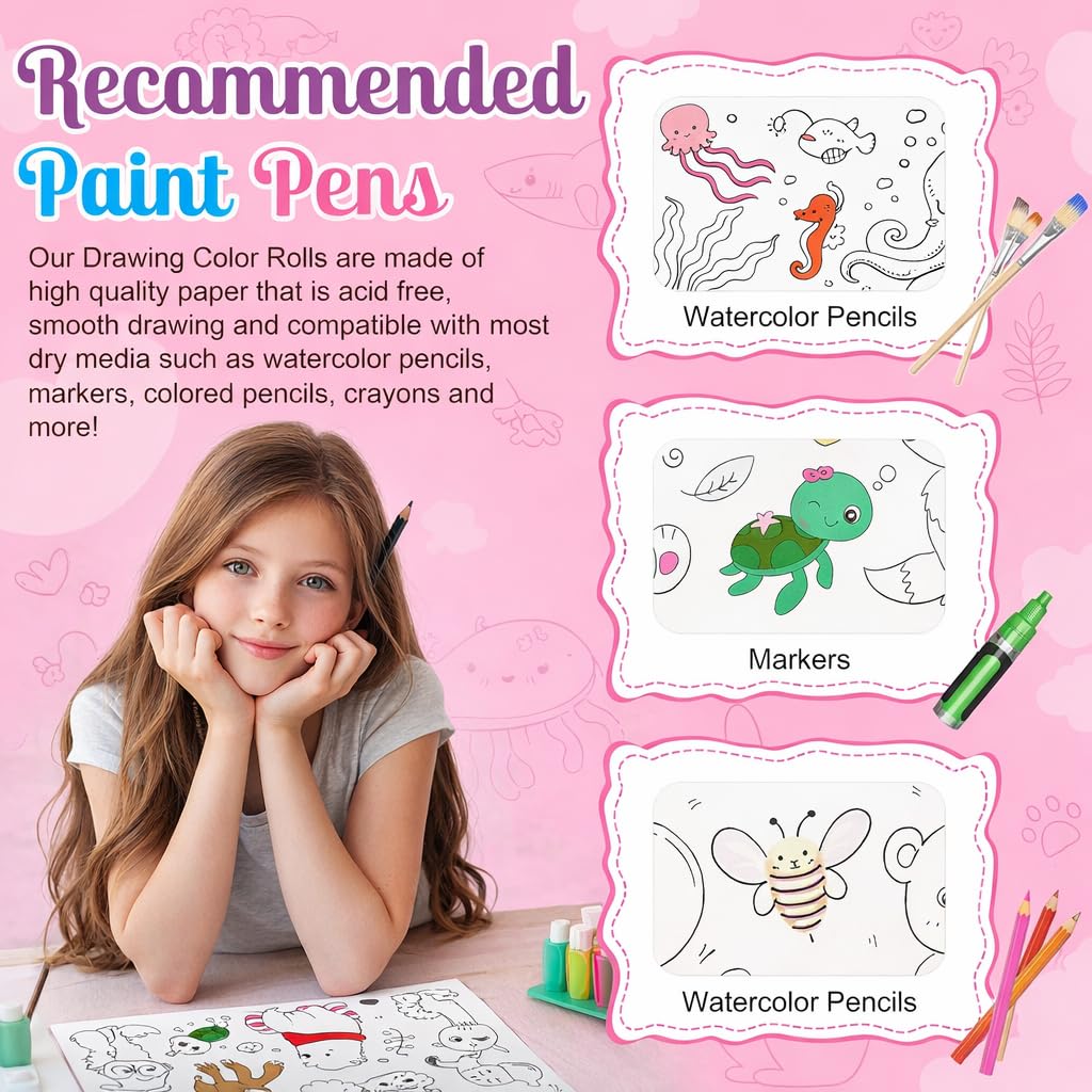 Prudiut pre cut perforations allow easy tearing for quick art projects