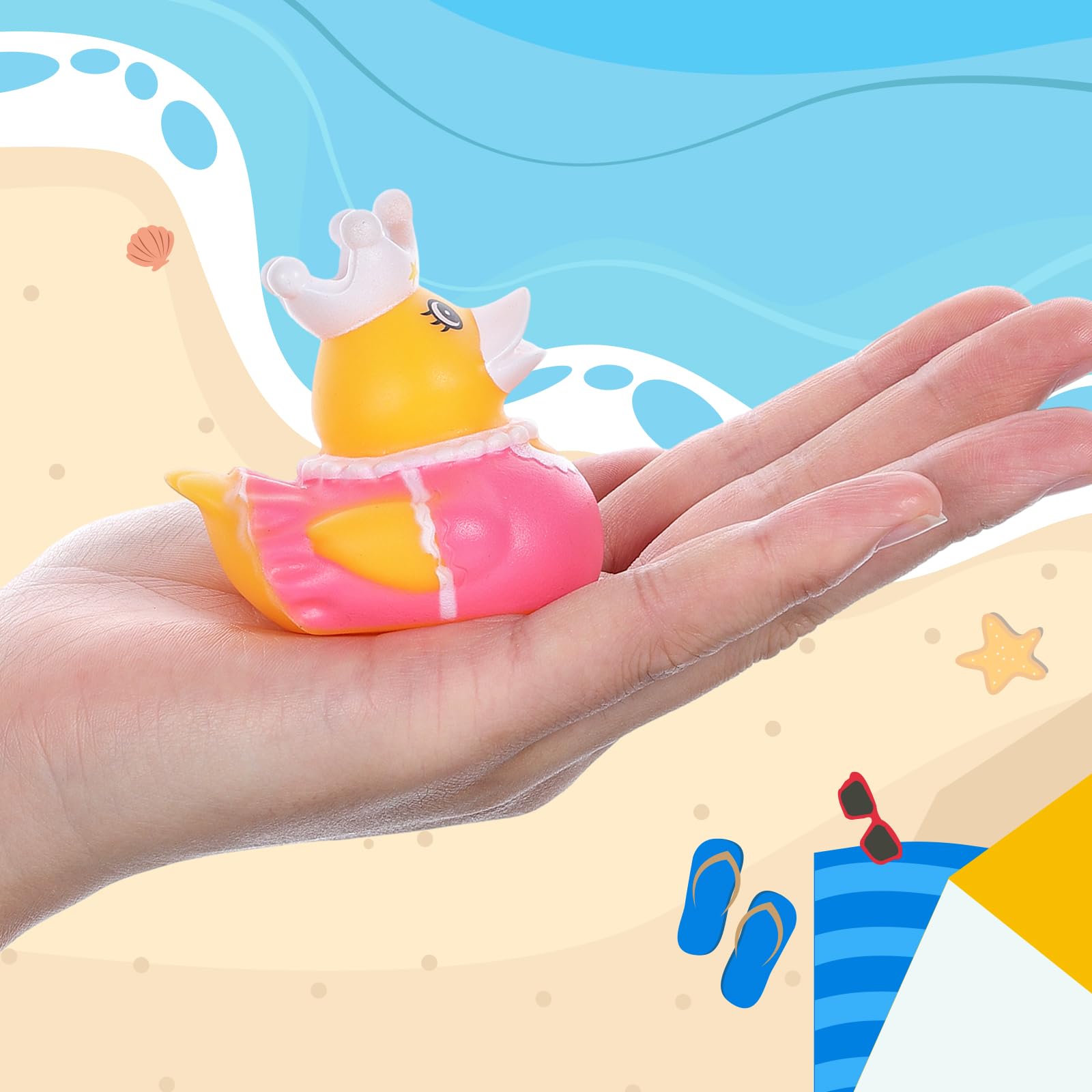 Prudiut ducks brighten cruise ship events as cute décor and prop accents
