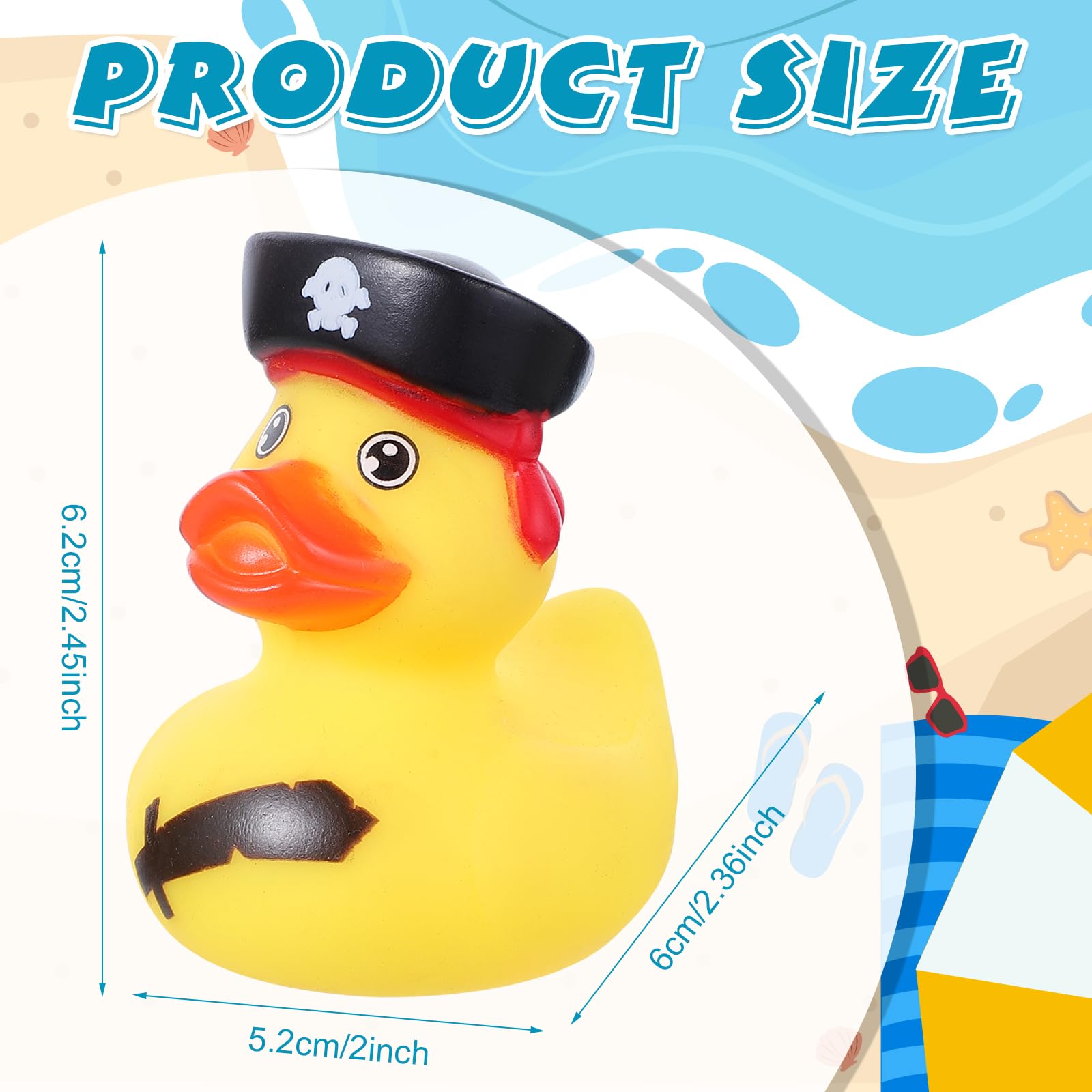 Prudiut rubber ducks with varied designs and colors for engaging play