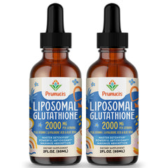 Prunucis liposomal glutathione liquid bottle for daily antioxidant support