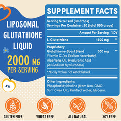 Pouring Prunucis glutathione liquid to show dose delivery