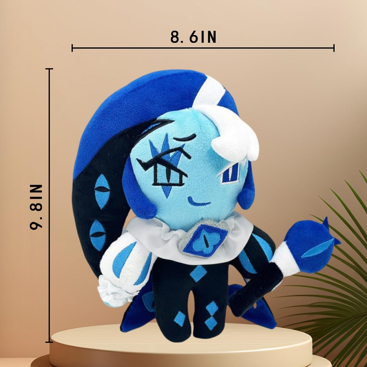 PRWLGFB Shadow Milk Cookie plush collectible blue design ideal for display.