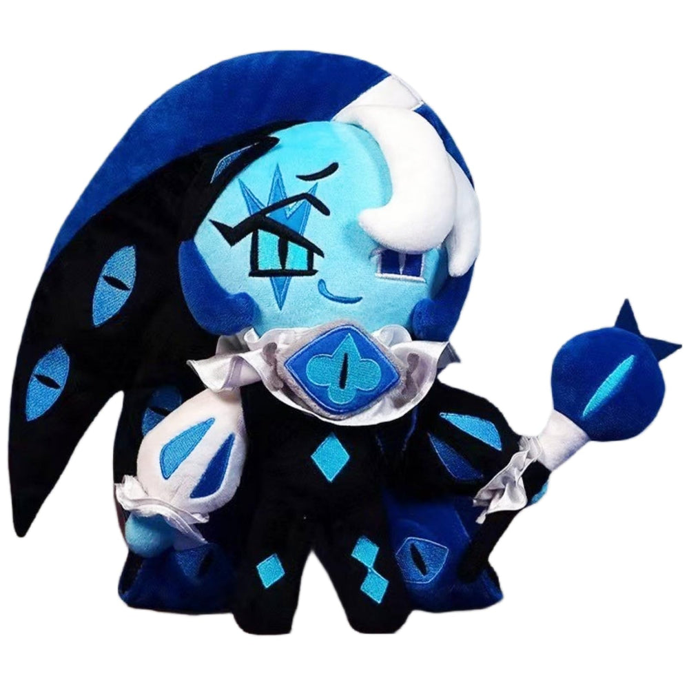 PRWLGFB Shadow Milk Cookie plush front view, iconic blue design for collectors.
