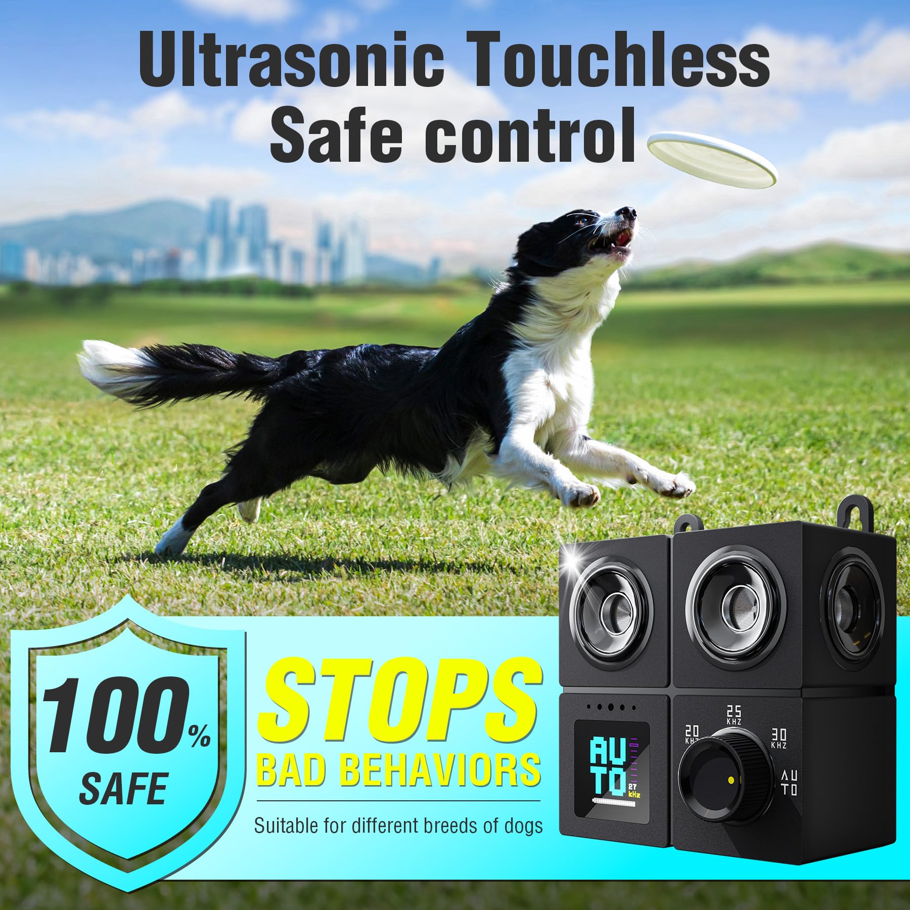 PSITUGE IPX5 waterproof unit withstands rain and weather.