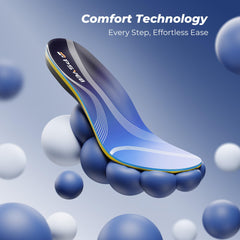 Psveb deep U-heel cup enhances secure fit during walking and running.