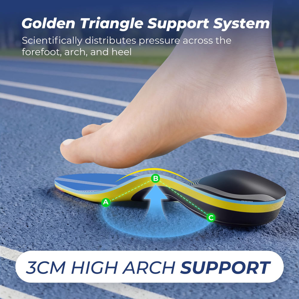 Psveb dynamic-fit orthotic inserts offer steady stability for varied activities.