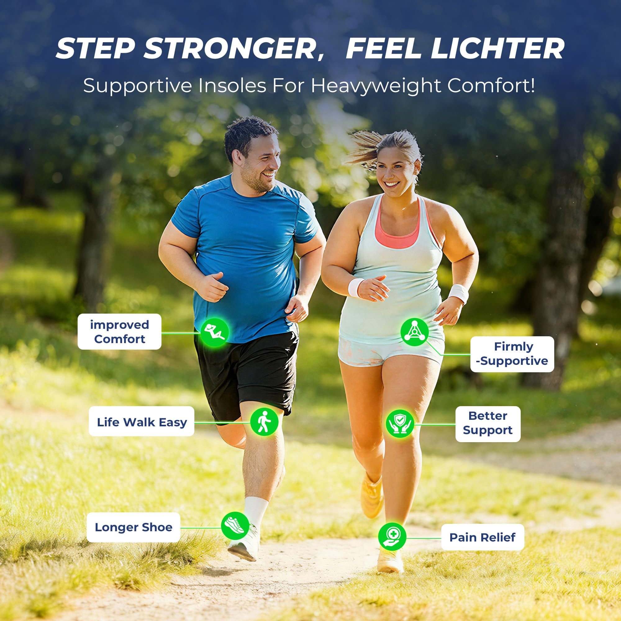 Psveb flat feet support insoles help align feet for improved comfort.