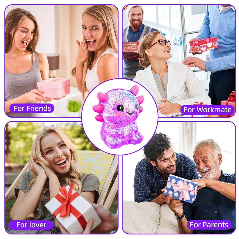 Ptdumyjua axolotl birthday party gift idea for guests.