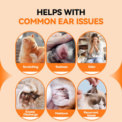 PUAINTA finger cots kit for mess-free ear care during application.