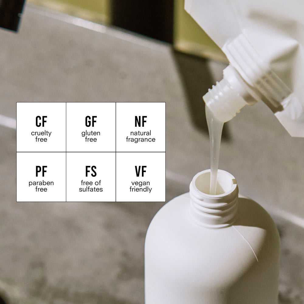 Public Goods Hand Soap bottle-lather shows rich foam for thorough hand washing