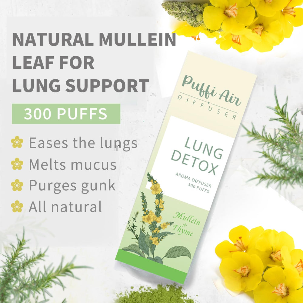 PUFFIAIR diffuser pen with mint offers refreshing breath ambiance.