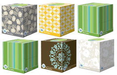 Puffs Plus Lotion tissues close-up showing soft, soothing moisture for sensitive noses.