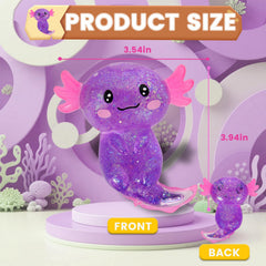 Puffwize axolotl fidget toy supports calm, focus, and sensory comfort.