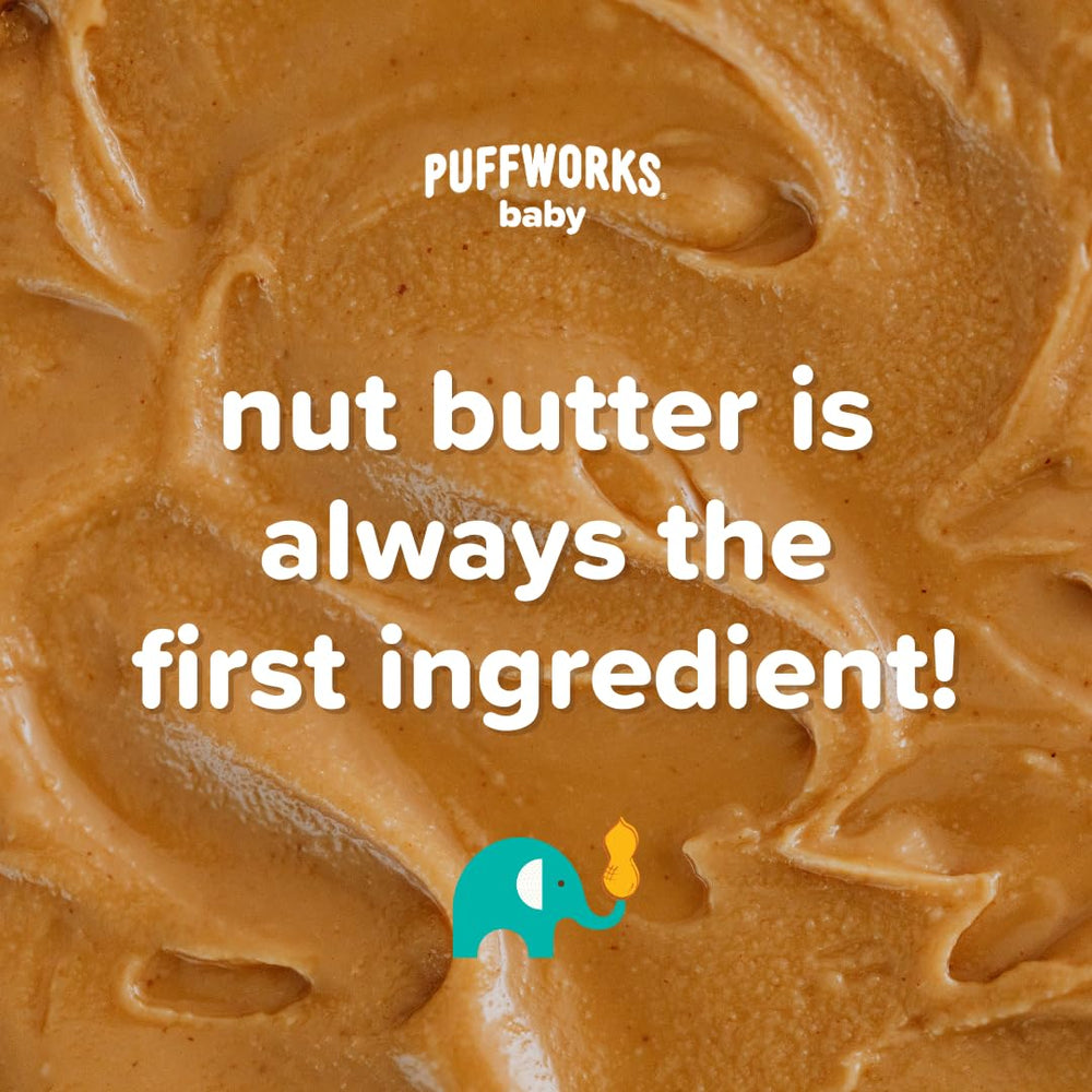 Nut butter center highlighted in Puffworks puffs.