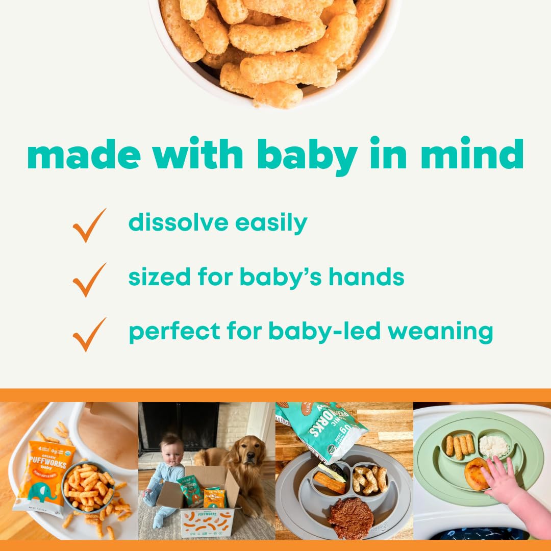 Puffworks Baby plant-based protein from real nuts.