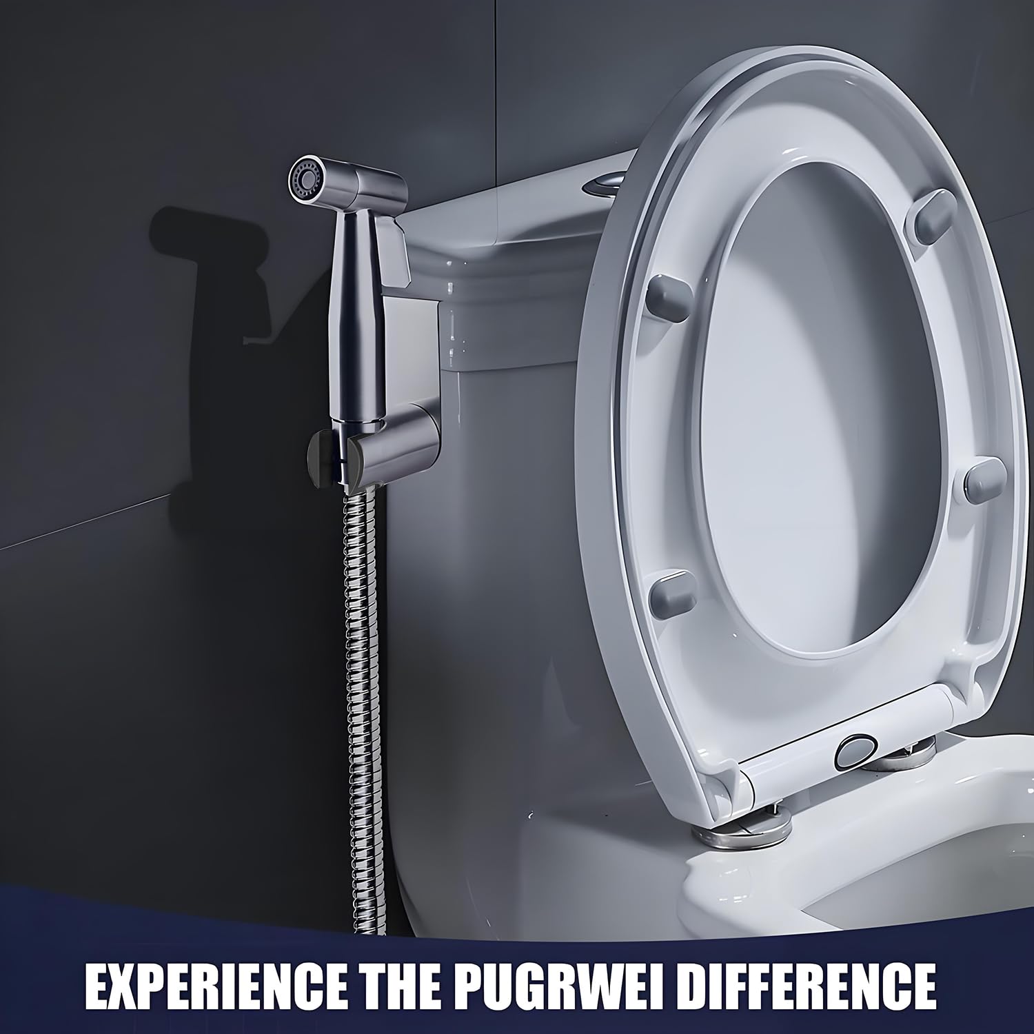 Pugrwei versatile sprayer for cleaning, diaper spraying, and more.