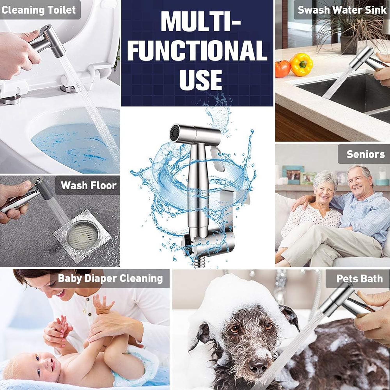 Pugrwei stainless steel body ensures durability and corrosion resistance.