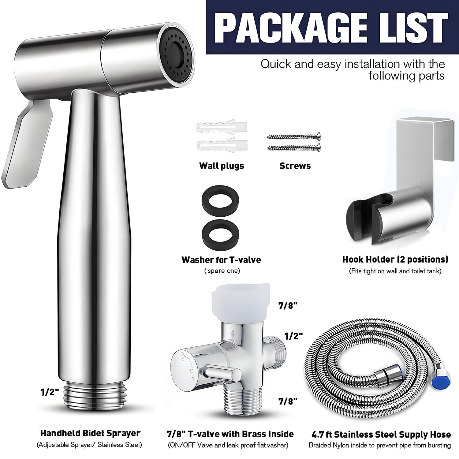 Pugrwei wall or tank mounting hardware included.