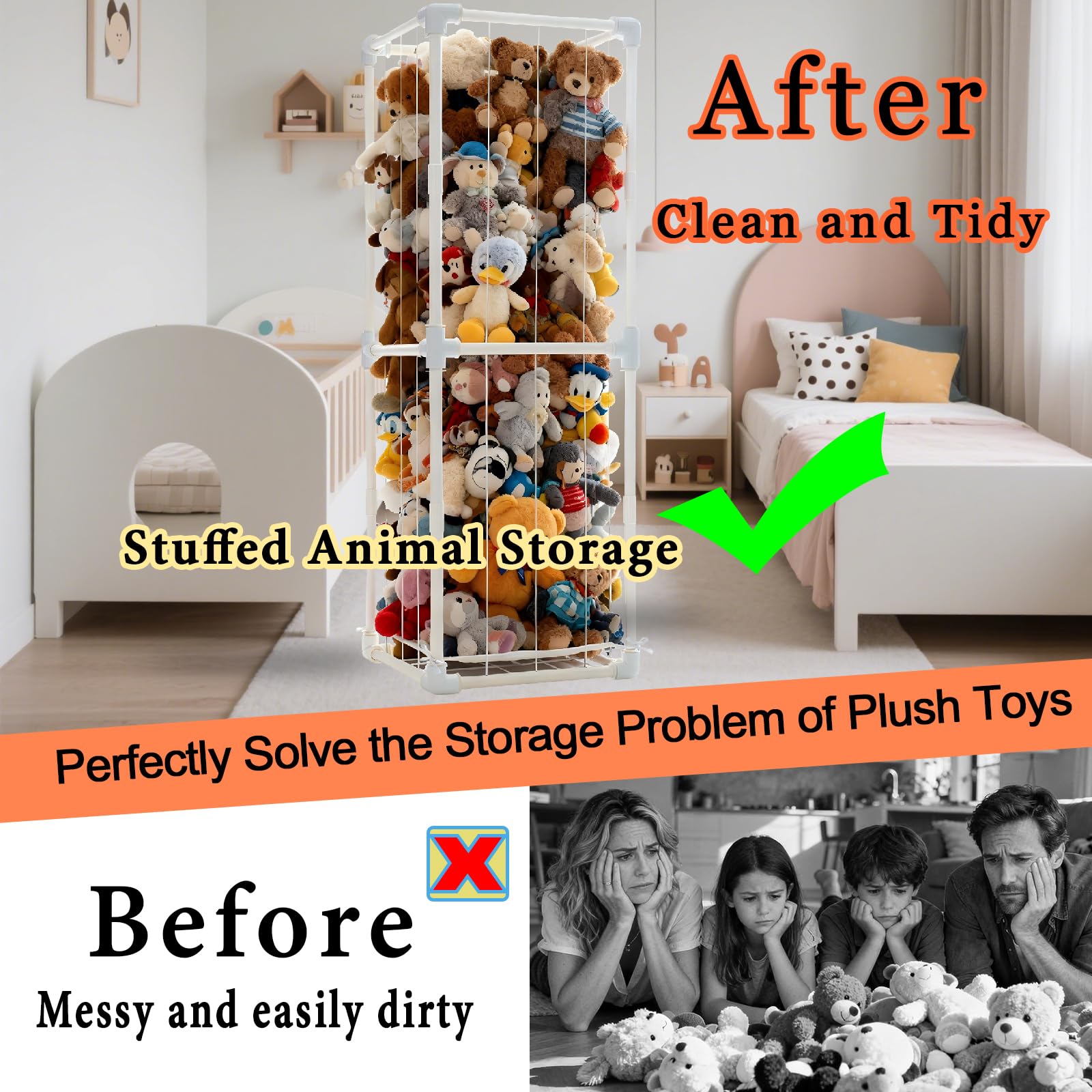 Puheca versatile playroom storage for kids' rooms.