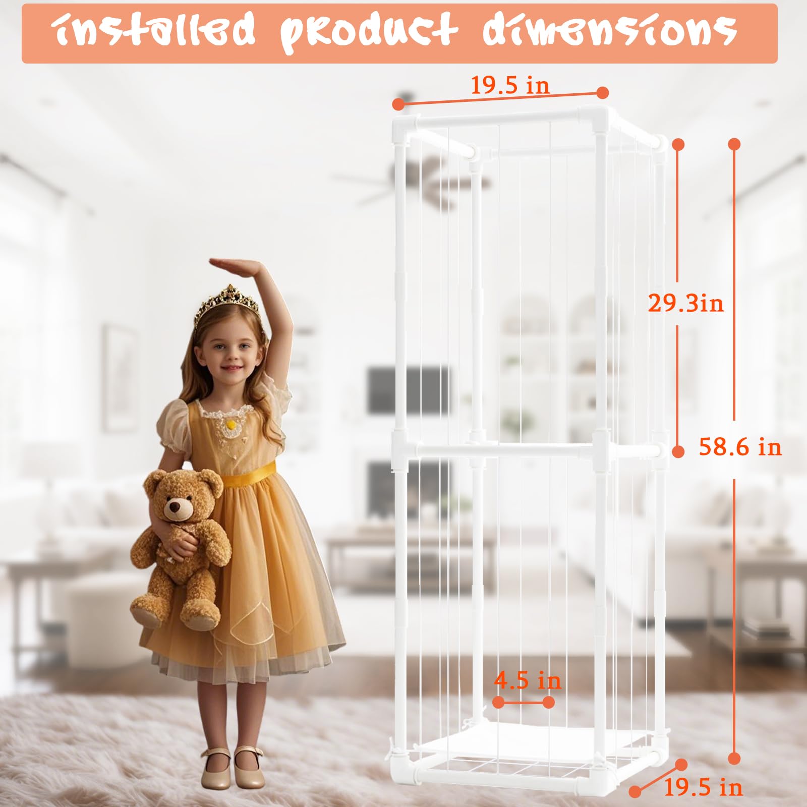 Puheca two-layer storage design maximizes plush toy capacity.
