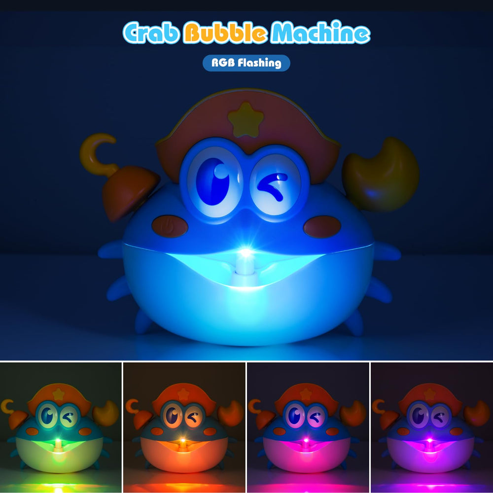 Puidapo bath toy with multicolor LED lights creates a sensory bath.