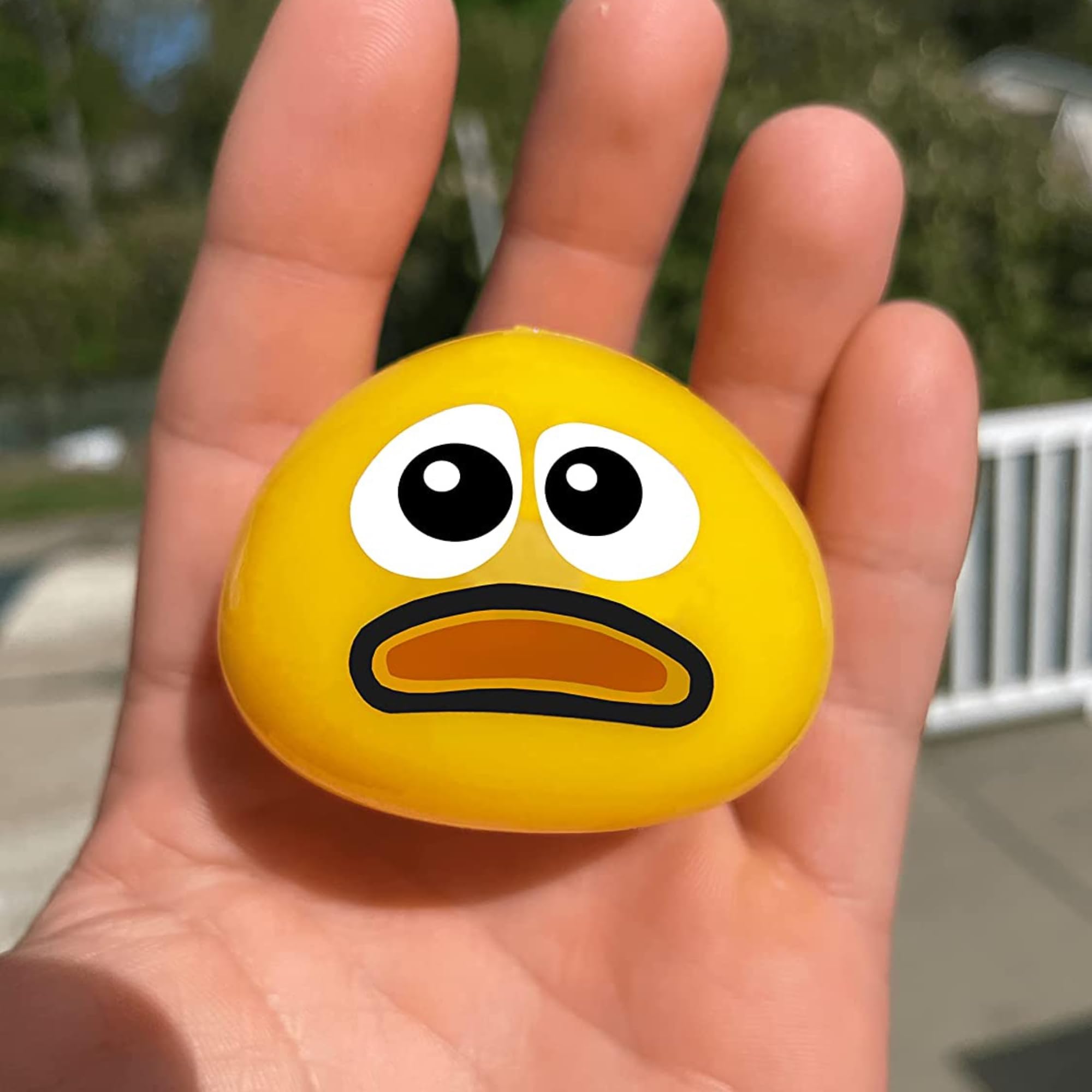 Puking Ball suction-action illustrates dynamic play and focus aid.