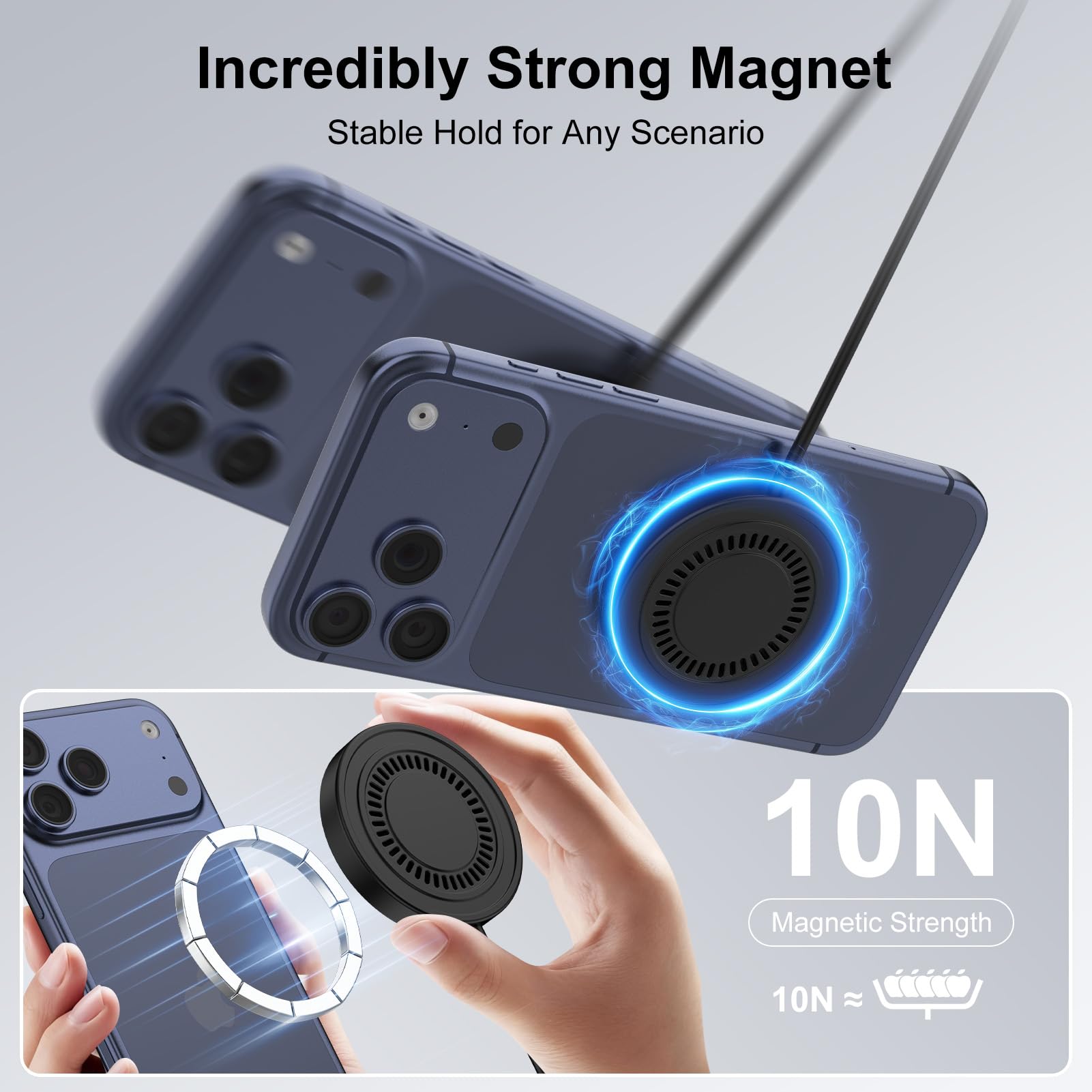 Pukiou S24 FE charging pad with long USB-C cable on desk