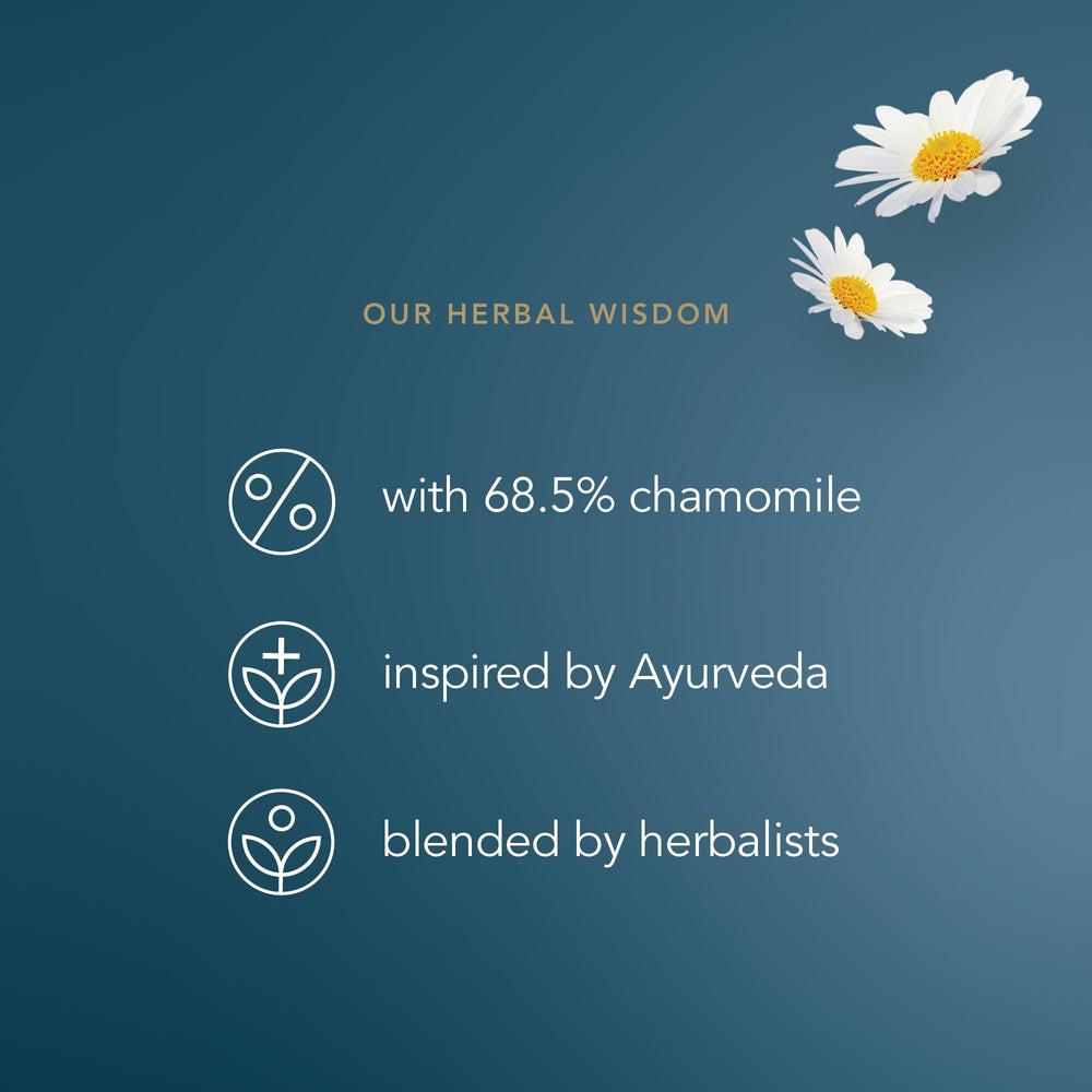 Pukka Chamomile blend ingredients sourced from multiple countries for balanced flavor