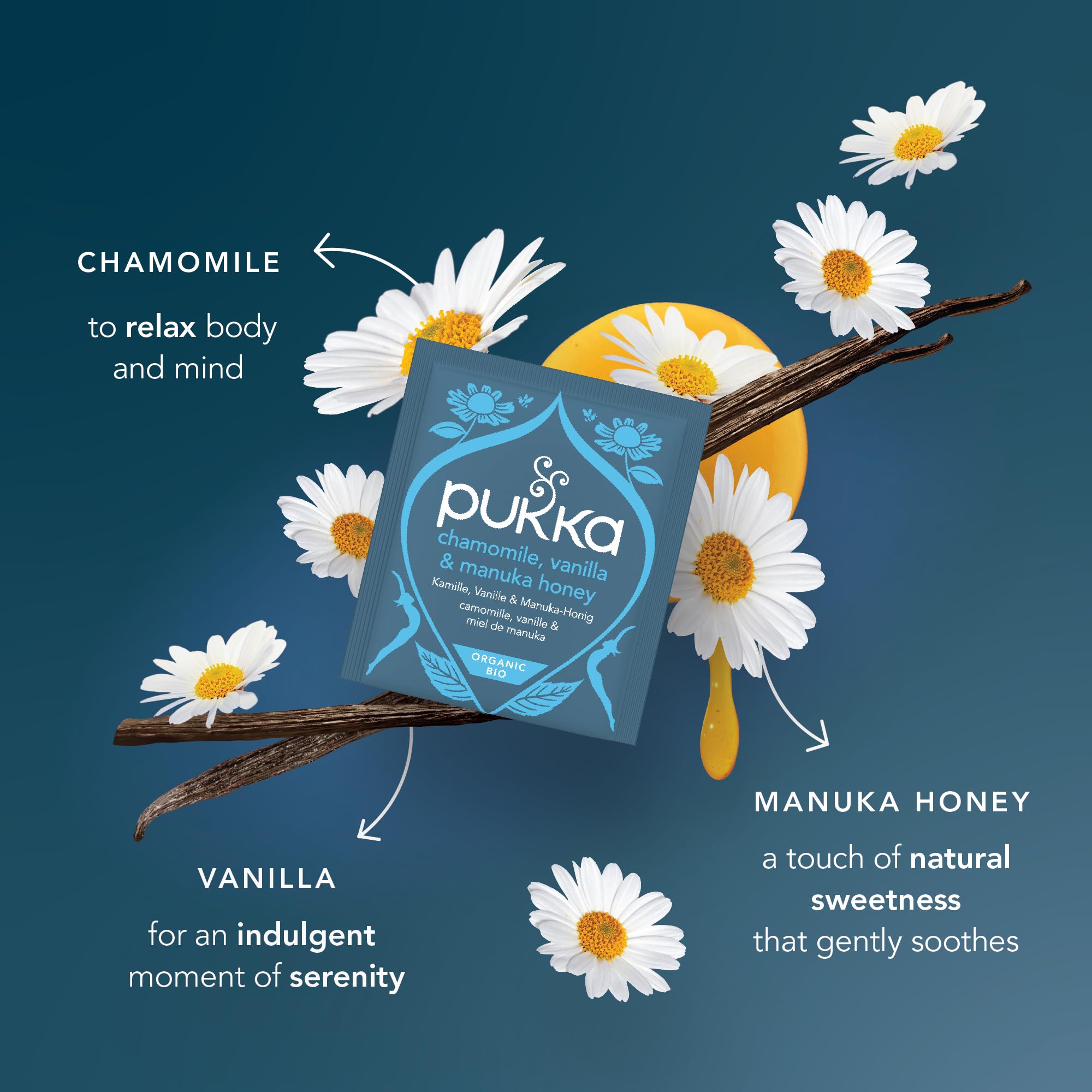 Pukka Eco-friendly packaging with recyclable sachets for this tea