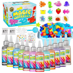 PULASIDO Magic Water Elf Kit molds for imaginative play and fine motor practice.