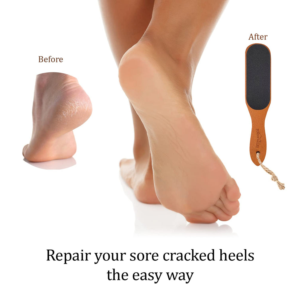 Pumice Valley Foot File may leave skin softer with routine use