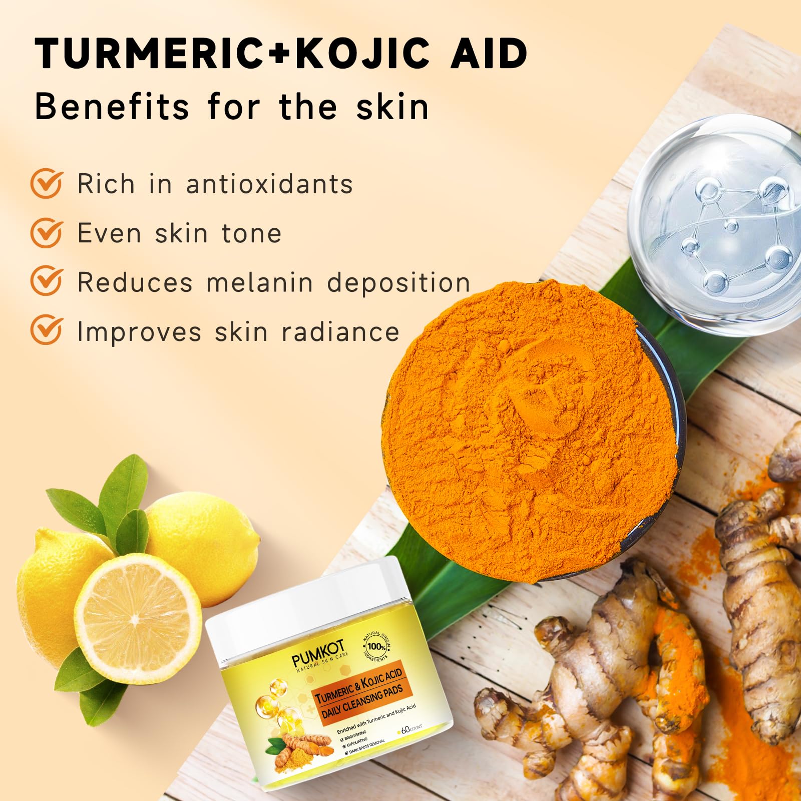 Pumkot travel-friendly box with cleansing pads ready for trips.