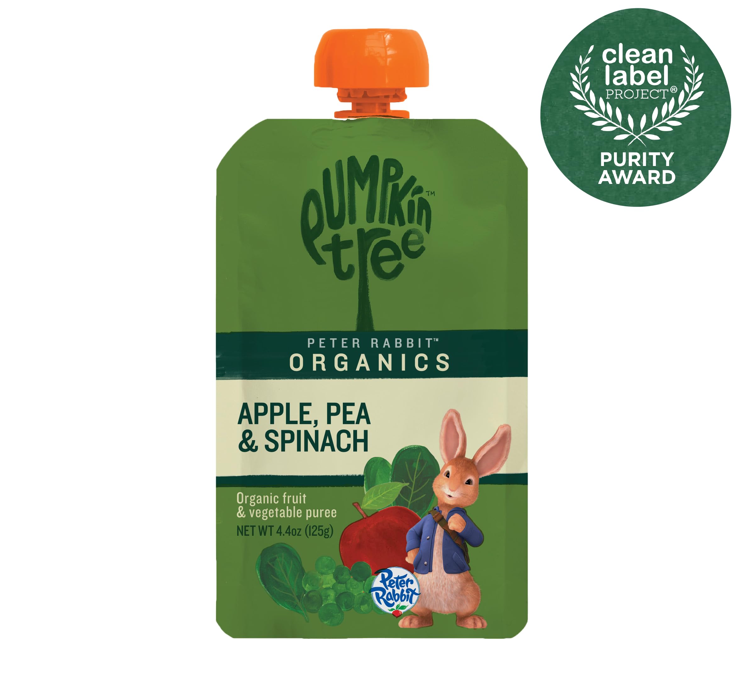 Pumpkin Tree Peter Rabbit Organic on-the-go snacking with compact pouch