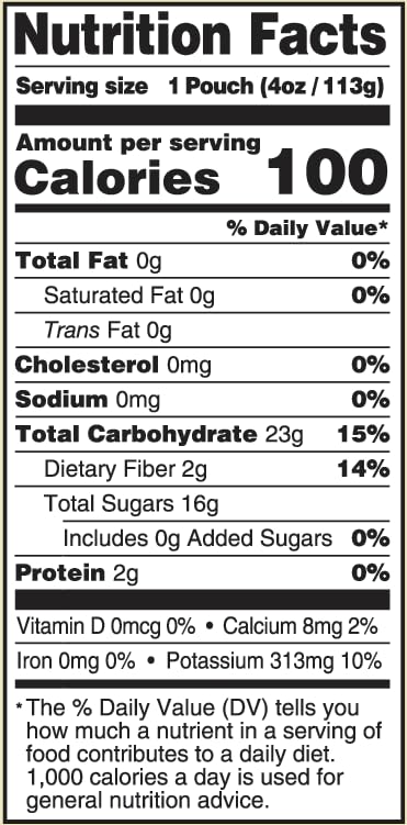 USDA Organic certification label on Peter Rabbit Organics pouch.