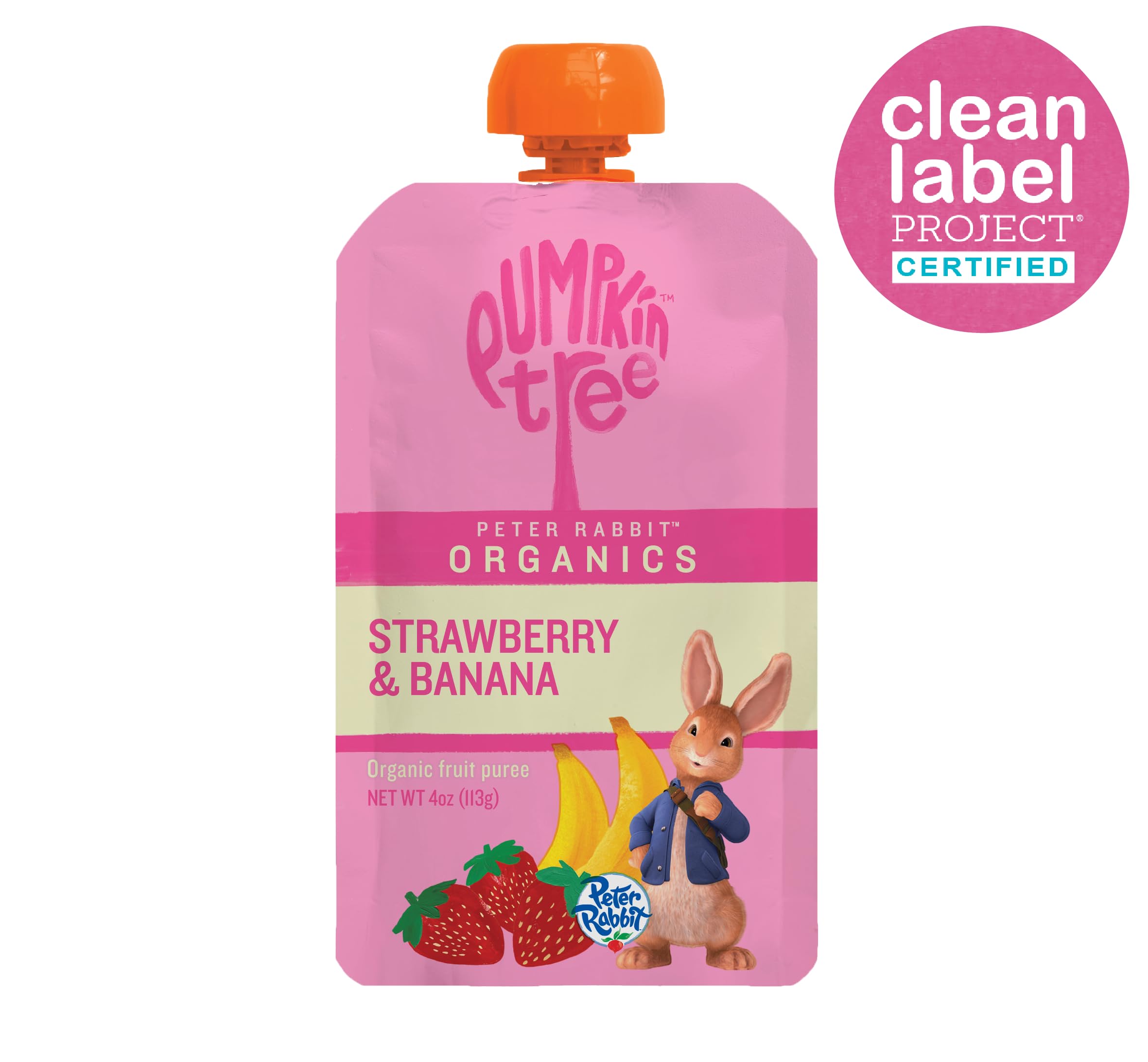 Pumpkin Tree Peter Rabbit Organic shelf-stable snack, perfect for travel and busy days.