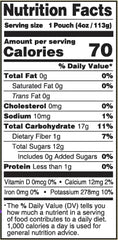 Pumpkin Tree Peter Rabbit Organic strawberry banana pouch opening, revealing real fruit flavors.