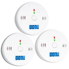Pumwry CO detector with LCD display showing real-time levels and brand reliability.