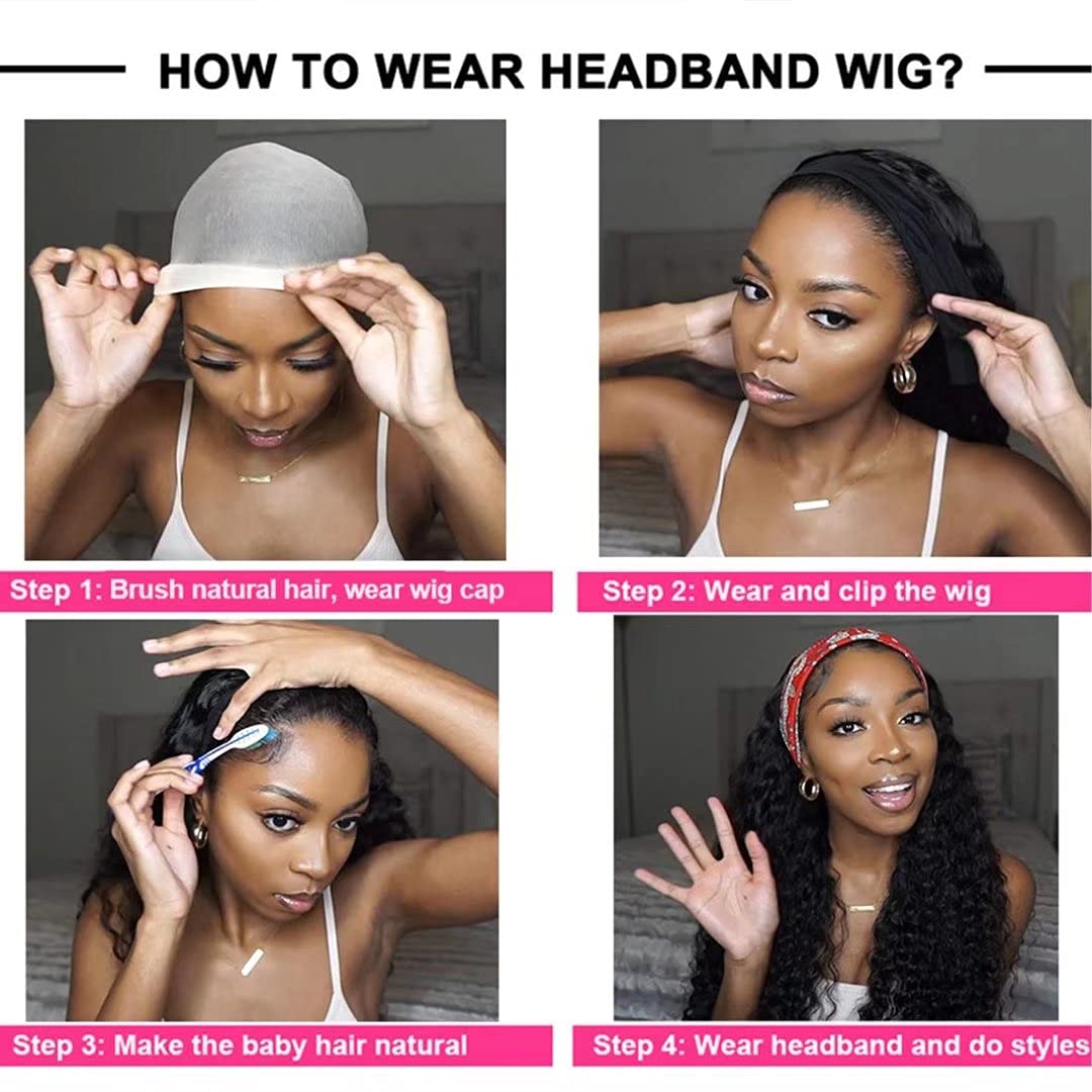 Ready-to-wear Punmasa headband wig for convenient everyday styling.
