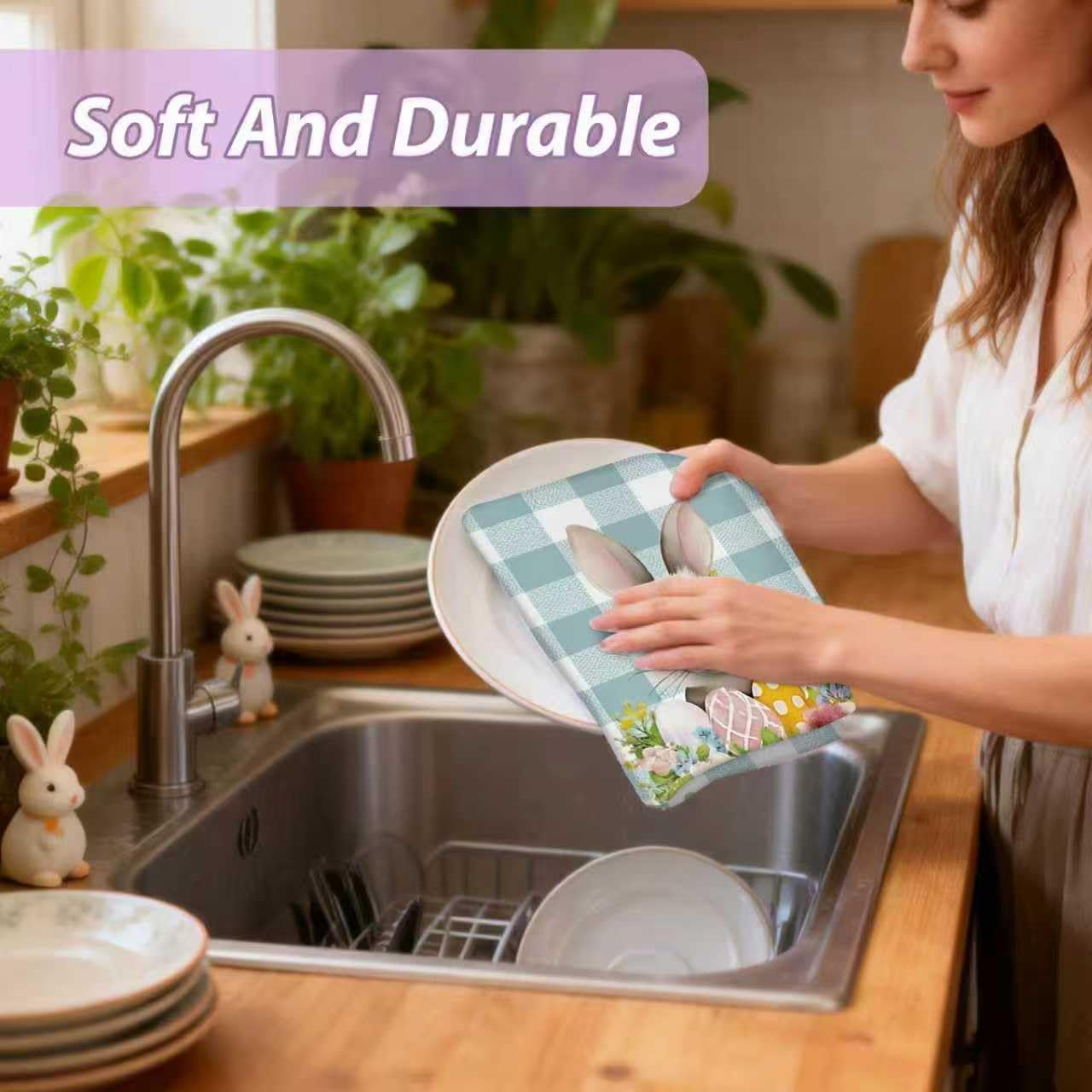 Puomue 16x26 towels are machine washable for easy maintenance.