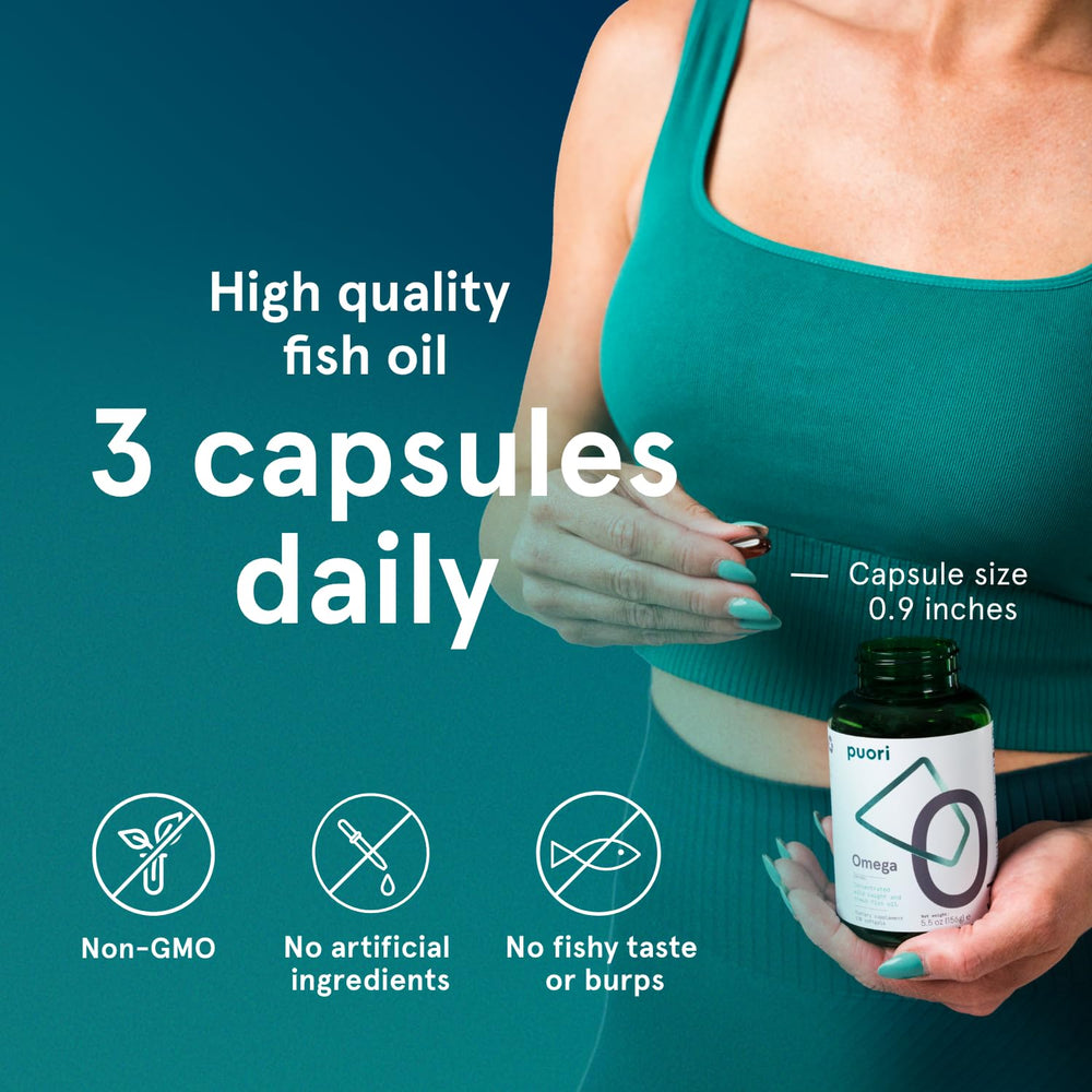 Puori Omega 3 IFOS certified label signals purity