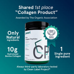 Puori Pure Collagen Peptides scoop; precise measure for easy mixing