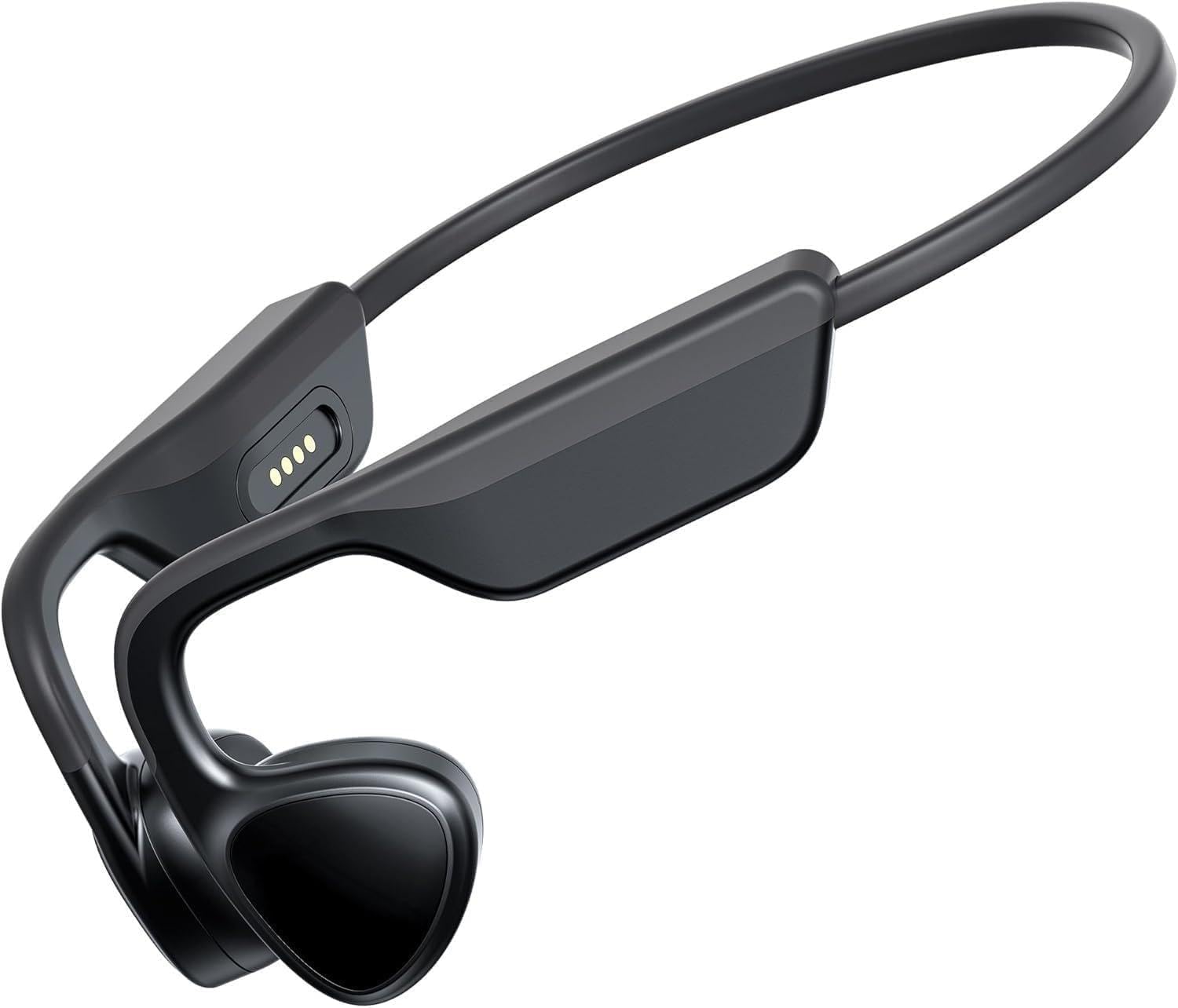 Pupabiflor open-ear headphones demonstrate a comfortable bone-conduction design for all-day wear.